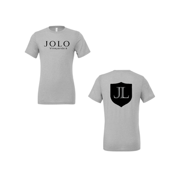 Tee Shirt JOLO Logo Grey Short Sleeve Large