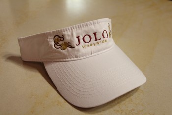 Visor White With JOLO Logo
