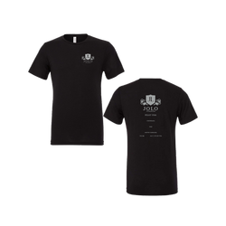 Tee Shirt JOLO Logo With Pilot Fog Black Short Sleeve Small